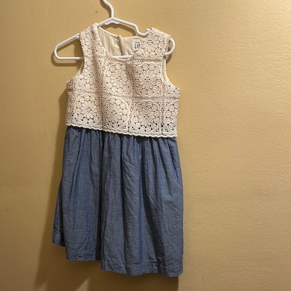 Gap Charming Blue and Cream dress - Picture 1 of 4